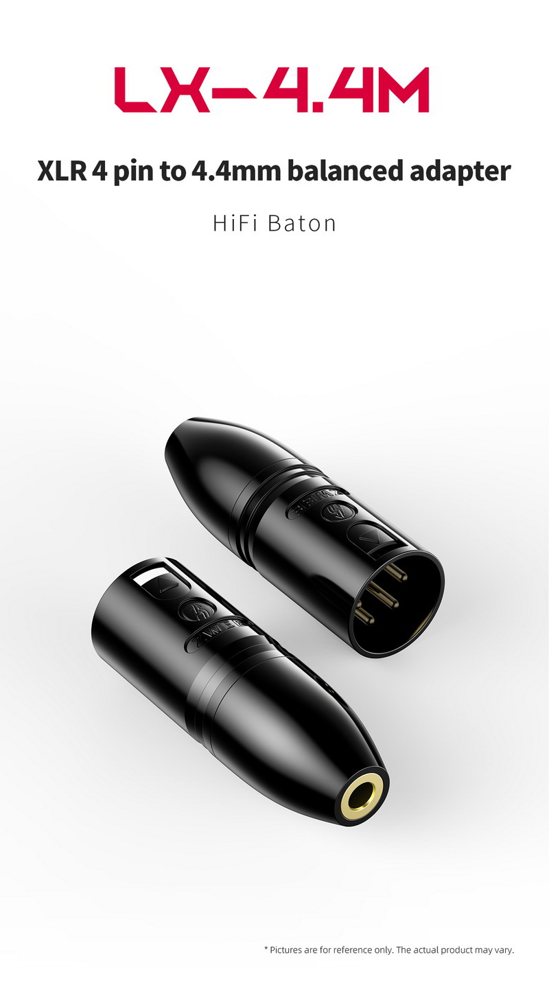 FiiO LX-4.4M อะแดปเตอร์แปลง XLR 4 พิน เป็น 4.4mm Balanced ประกันศูนย์ไทย