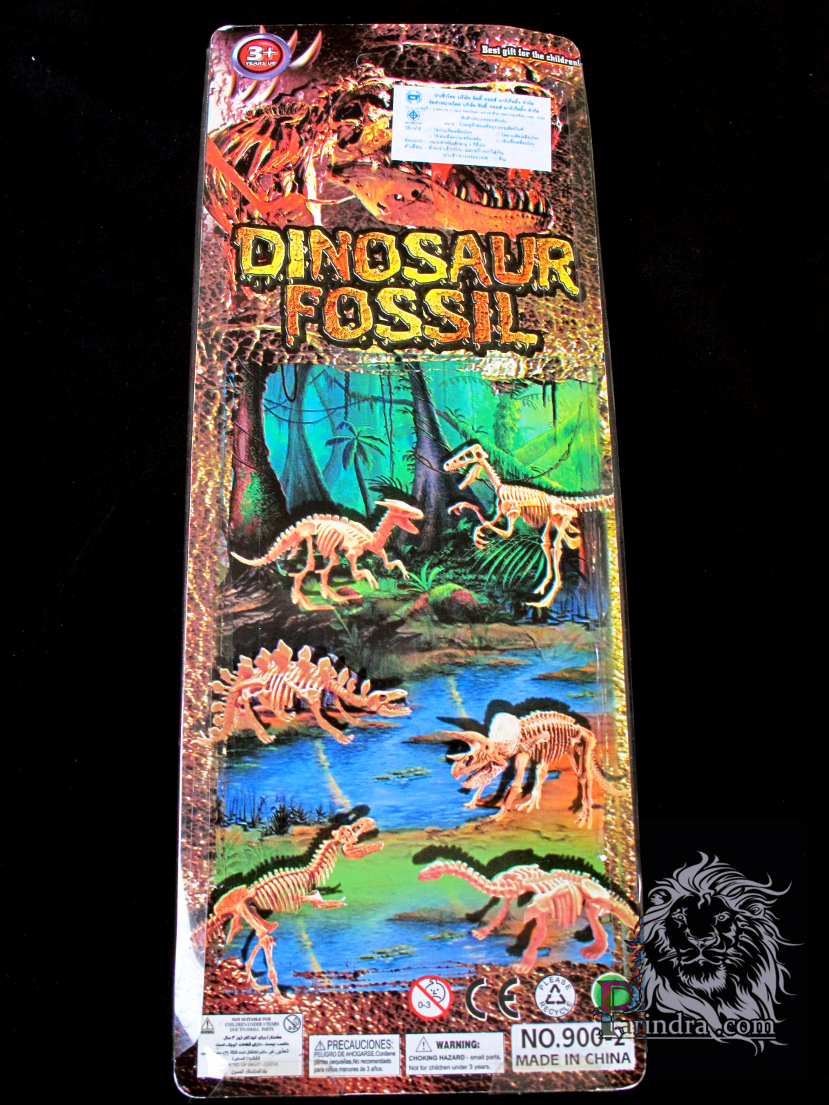 โมเดลฟอสซิลไดโนเสาร์ สัตว์โลกล้านปี ชุด B