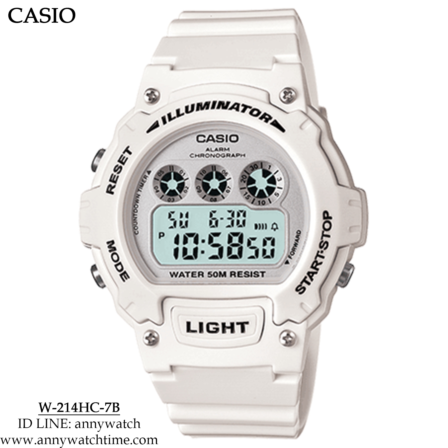 CASIO W-214HC-7B