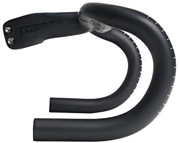 TOSEEK Carbon Fiber AERO (Bamboo Style) Integrated Handlebar With Stem