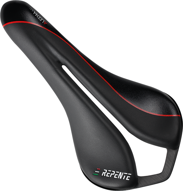 เบาะ REPENTE Aleena 4.0 Saddle, รางคาร์บอน ขนาด 137x275mm., หนัก 130 กรัม, MADE IN ITALY.