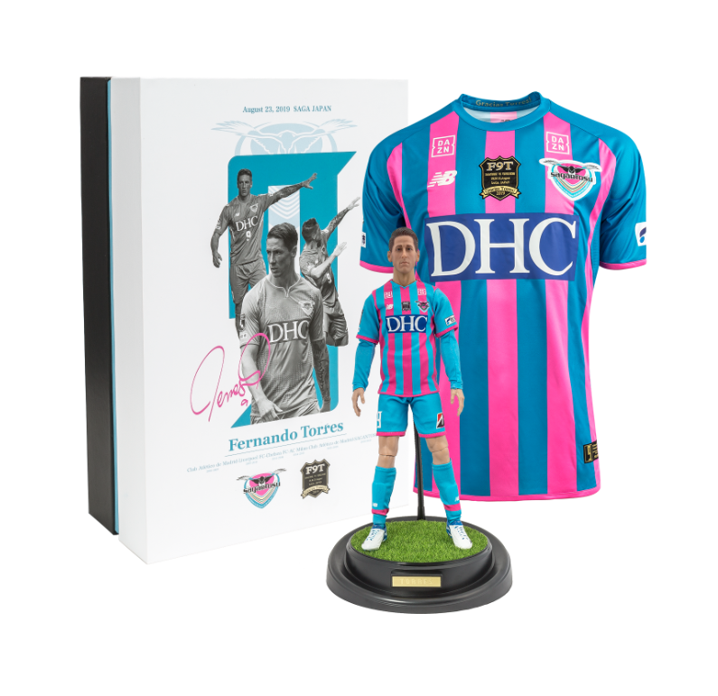 ชุดเสื้อทีมสากัน โตสู Sagan Tosu 2019 หุ่น Fernando Torres 1:6 บรรจุกล่องของขวัญของแท้