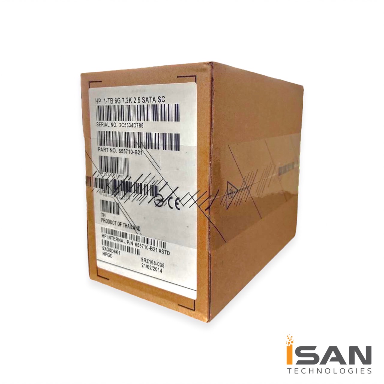 655710-B21 656108-001 HP 1-TB 6G 7.2K 2.5 SATA SC.