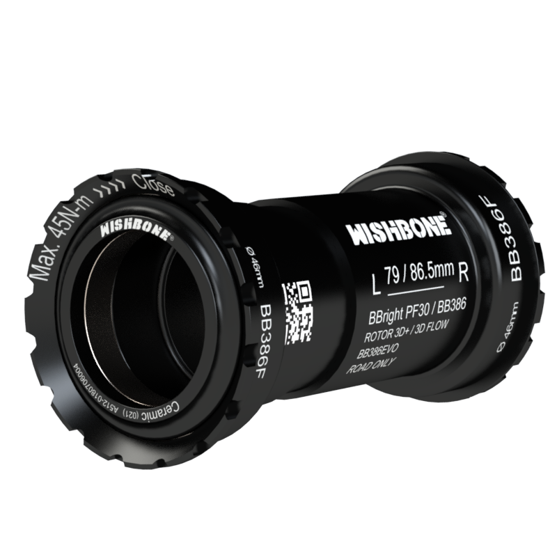 กะโหลก WISHBONE BBRight PressFit 30 Ceramic Bottom Bracket | Shimano HT2 / SRAM GXP | Praxis M30 | Campagnolo PT | น้ำหนักเบา 119–136 กรัม | รับประกัน 2 ปี