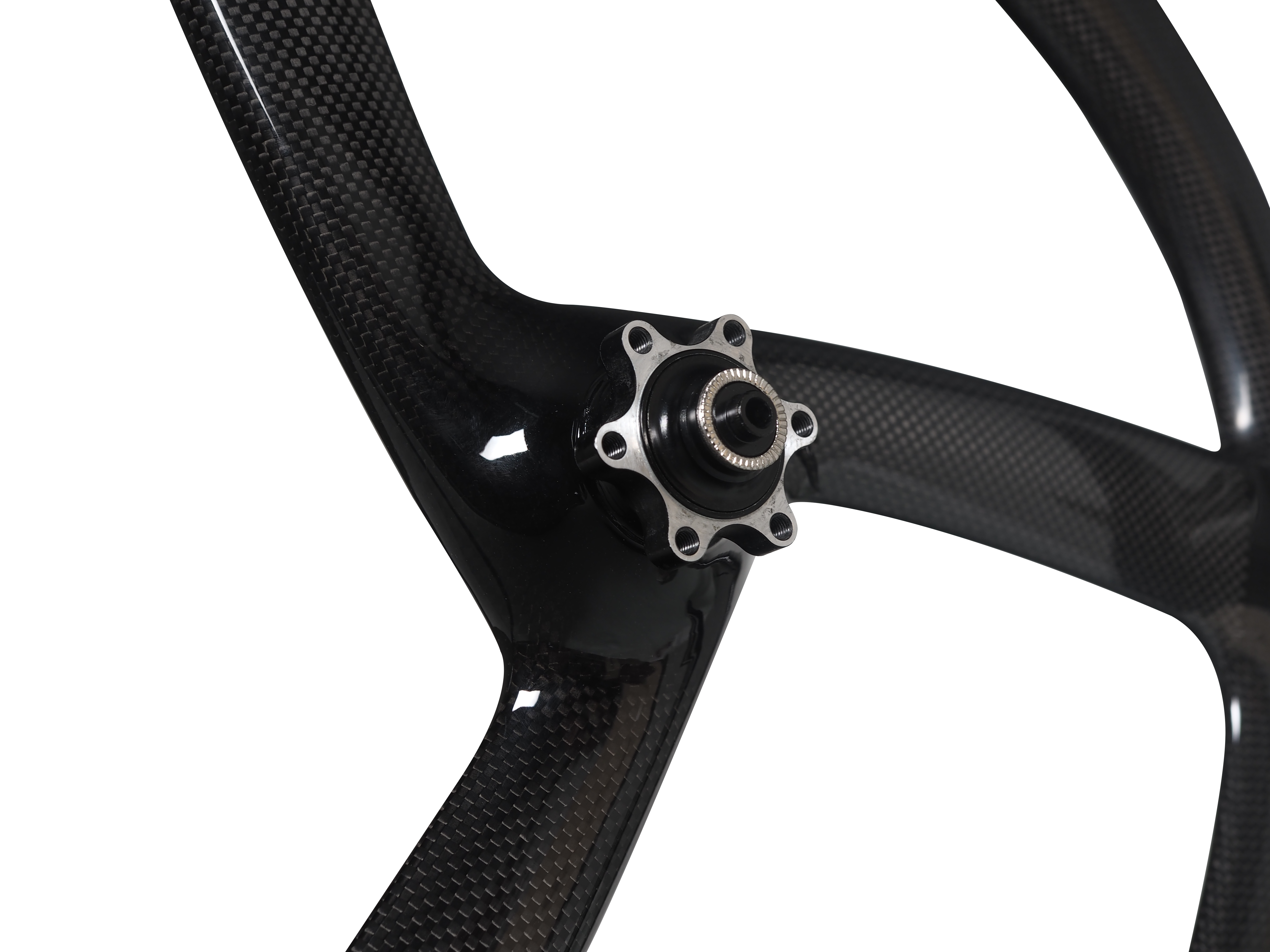 ล้อมินิ ล้อ S-FIGHT คาร์บอน 3 ก้าน ดิสเบรค 20"/451 Tri-spoke Full Carbon Wheelset, FC-20, S719