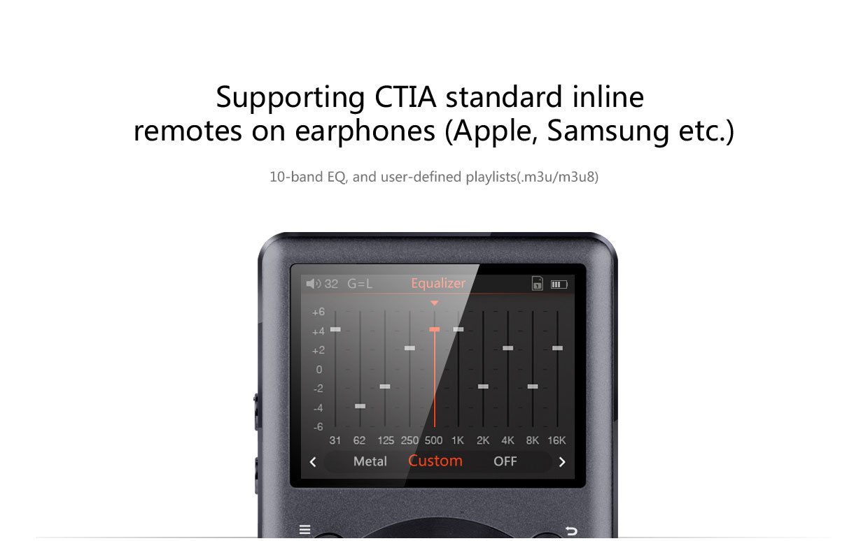 ขาย FiiO X3II เครื่องเล่นเพลงพกพาระดับไฮเอนด์ รองรับ Lossless และ DSD Music Player ชิป Cirrus Logic CS4398