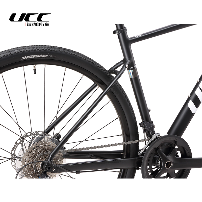 จักรยาน UCC New Gravel AL HD 18S 2025 | เฟรมอลูมิเนียม + ตะเกียบคาร์บอน | 18 สปีด | เบรกไฮดรอลิค