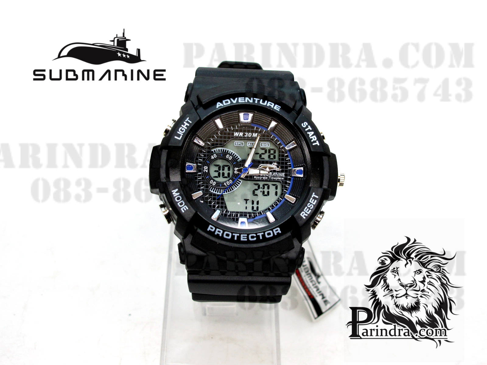US submarine Protector รุ่น TP3147M สีดำตัดน้ำเงิน