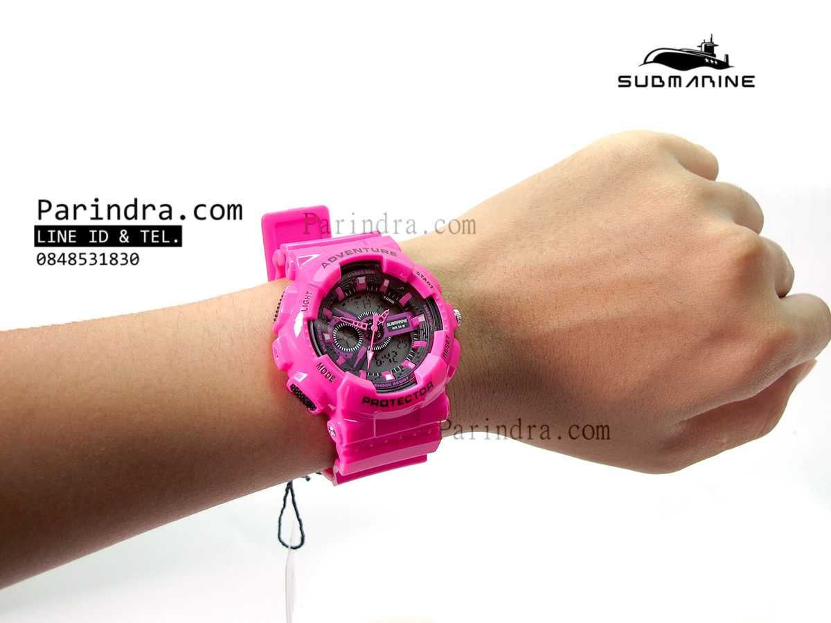 นาฬิกา US submarine Adventure Protector รุ่น TP3163L สีชมพูบานเย็น