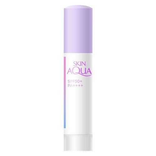 พร้อมส่ง!! กันแดดแบบแท่งสีลาเวนเดอร์ Rohto Skin Aqua Tone Up UV Stick SPF50+ PA++++