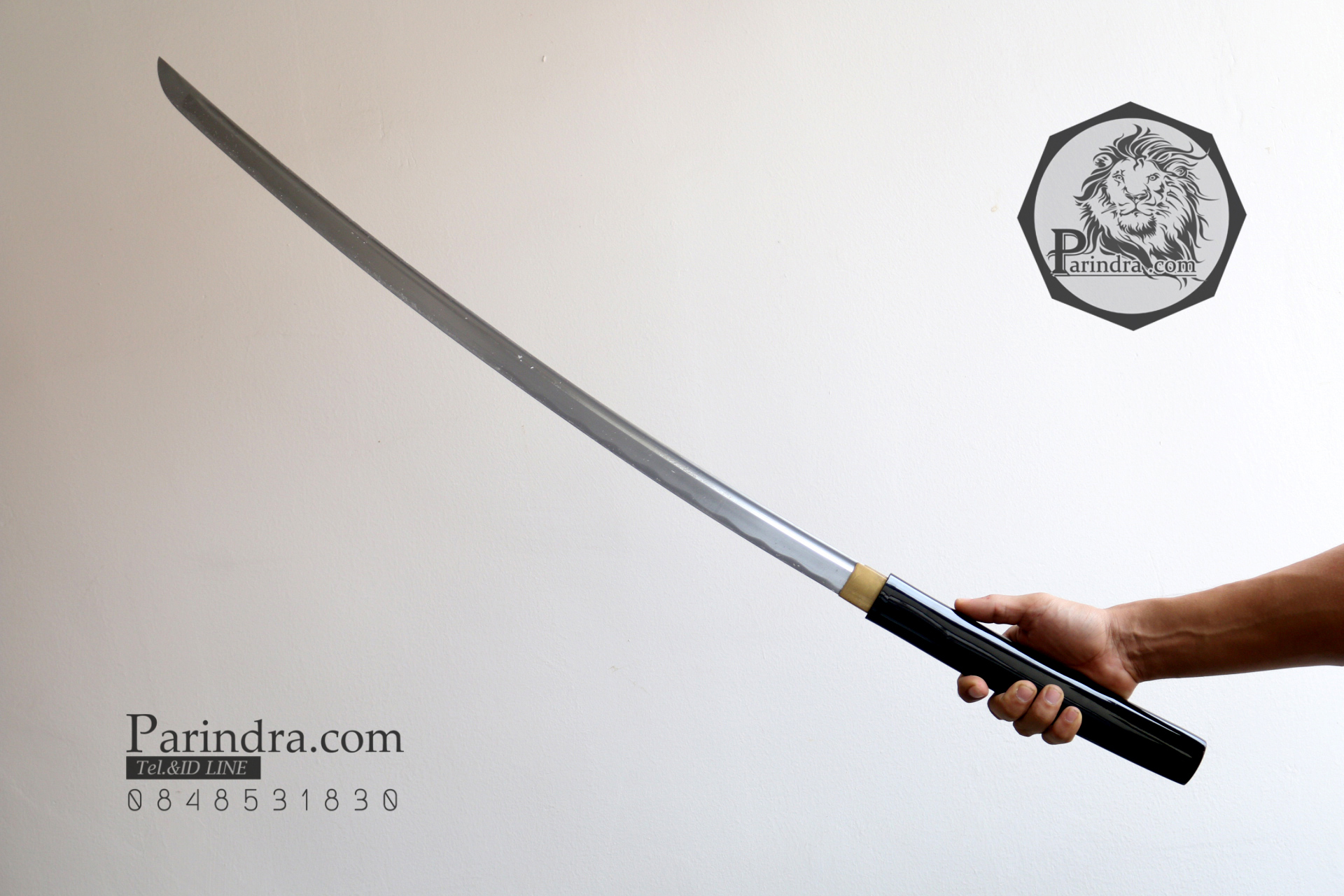 ขายดาบซามูไร คาตะนะ Katana ไว้ฝึกฟันดาบ แข็งแรงทนทาน ปลอกสีดำขัดมัน