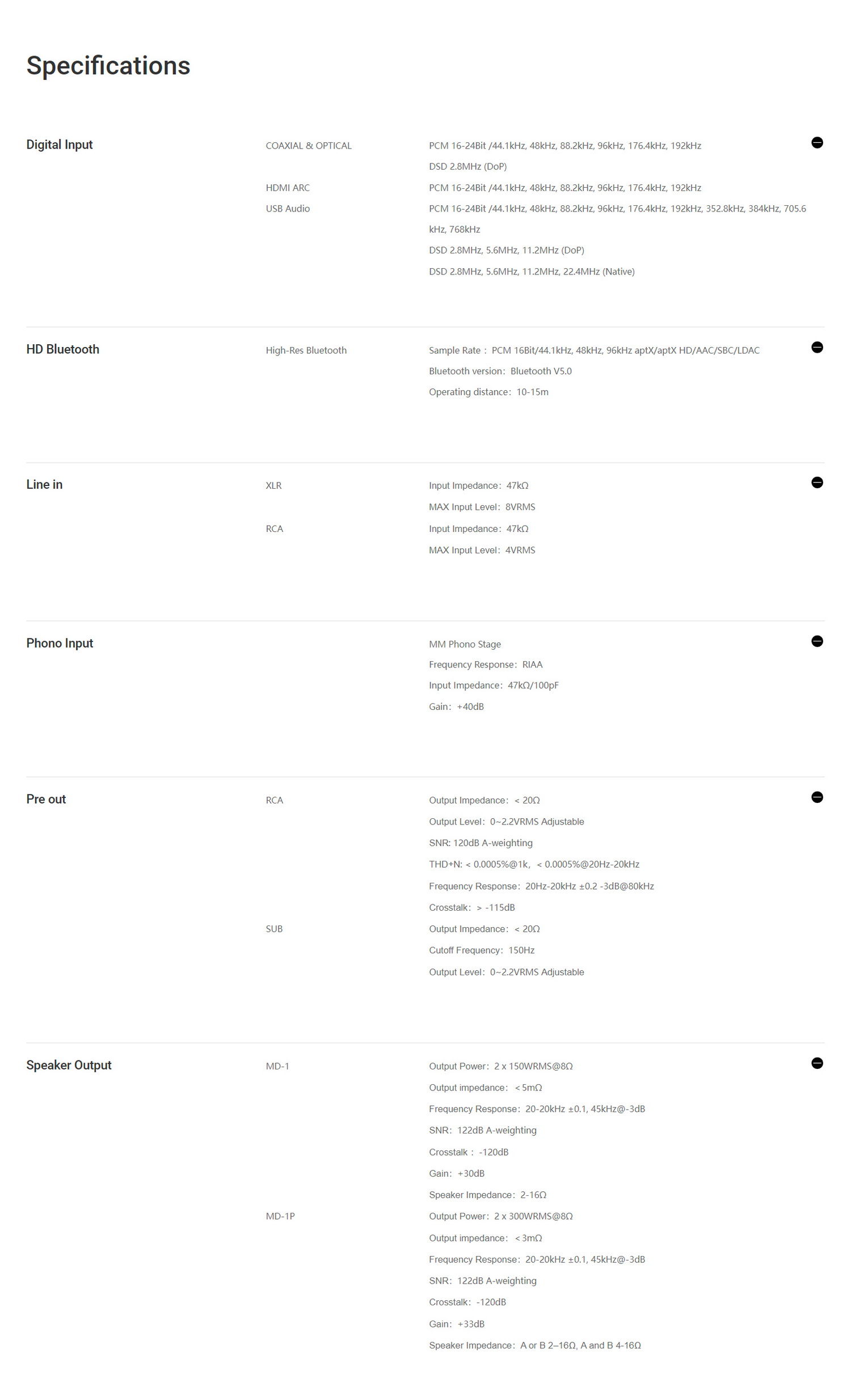 <สั่งจองล่วงหน้า> MATRIX Audio MD-1 / MD-1P เครื่องเล่นเพลงสตรีมมิ่งพร้อม DAC/AMP พรีเมี่ยมในตัว ประกันศูนย์ไทย