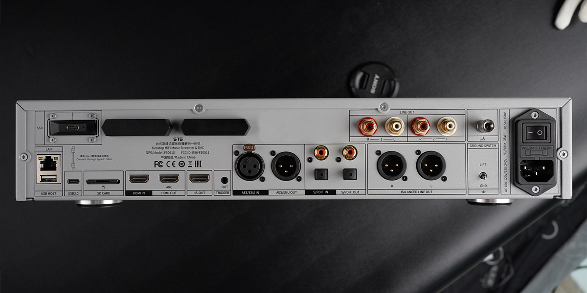FiiO S15 เดสก์ท็อปสตรีมมิ่งความละเอียดสูง ชิป AK4191EQ + AK4499EX ประกันศุนย์ไทย สำเนา