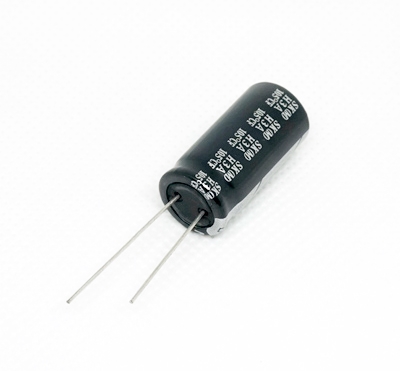 C คาปาซิเตอร์ 220uF 100V 10,000hrs 105°C Size 12.5x25mm ระยะห่างขา 5.0mm