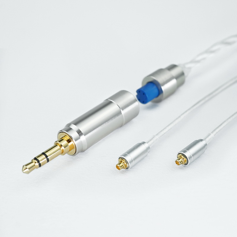 ขาย BGVP F3 สายหูฟัง 6N OCC ชุบเงินถัก ถอดเปลี่ยนหัวแจ๊คได้