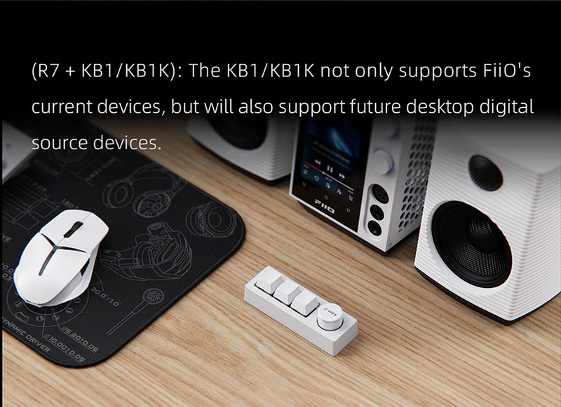 FiiO KB1K คีย์บอร์ด Mechanical สำหรับเครื่องเสียง ตั้งมาโครได้ ประกันศูนย์ไทย