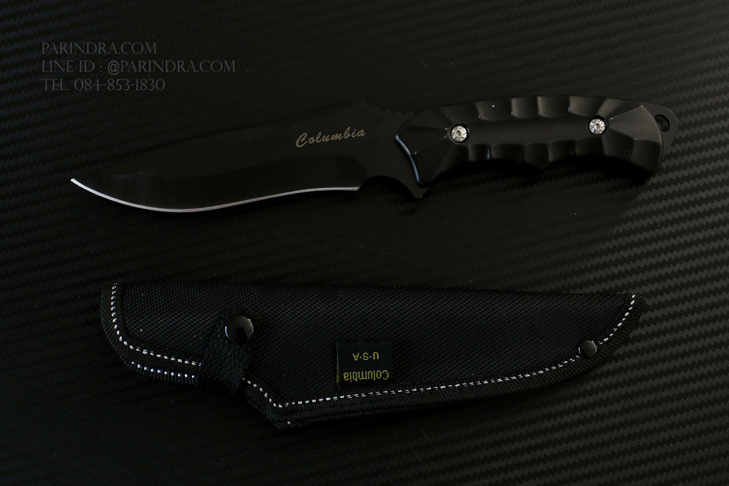 มีดใบตาย COLUMBIA รุ่น K603 ใบสีดำ คมกริบ คุณภาพเยี่ยม