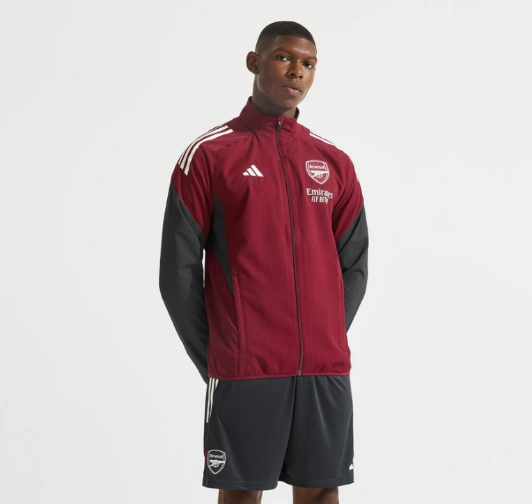 เสื้อแจ็คเก็ตอาร์เซนอลของแท้ 2025-26 European Presentation ของแท้