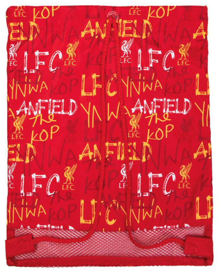 ถุงผ้าหูรูด ฟุตบอล สโมสรลิเวอร์พูล - GRAFFITI ใหม่ / LIVERPOOL Football Club Gym Bag - GRAFFITI NEW