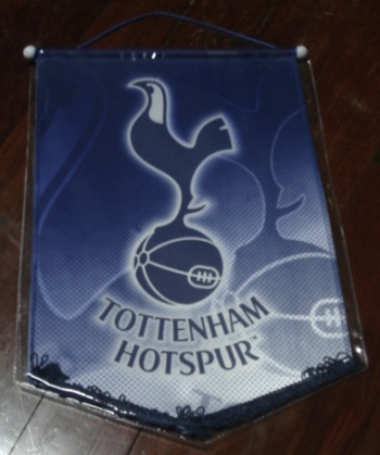 ธงติดกระจก ฟุตบอล สโมสรสโมสรท็อตแน่ม ฮ็อทสเปอร์ - ตราสโมสร THFC ใหม่ / TOTTENHAM HOTSPUR Football Club Pennant - THFC Logo NEW