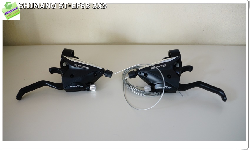 มือเกียร์ SHIMANO ST-EF65 3x9sp (ติดเกียร์ติดมือเบรค)