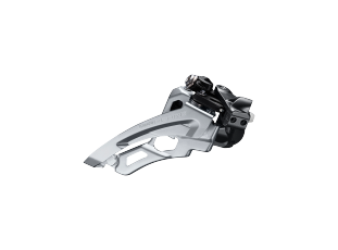 สับจาน DEORE, FD-M6000-L, 3X10-SPD, 40-42T, แคล้มป์ล่าง, Side swing, 34.9MM/31.8MM