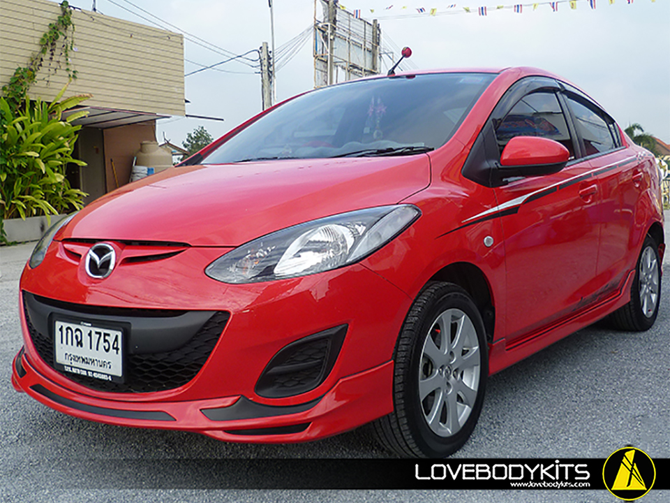 สเกิร์ตหน้า MAZDA 2 LIMITED EDITION : 20111-2014 / 4 ประตู