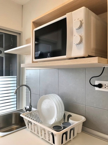 ให้เช่าคอนโด พลัม รังสิต เฟรช ตึก A 26.77 ตร.ม.เฟอร์ครบ มีเครื่องซักผ้า ใกล้ ม.กรุงเทพ