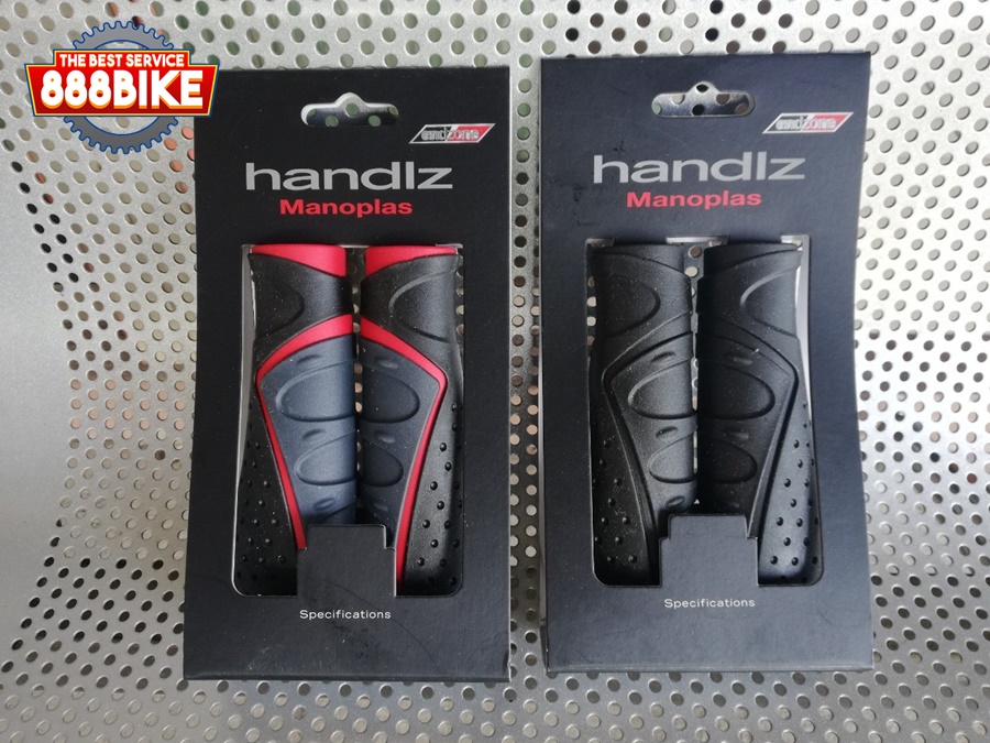 ENDZONE ปลอกแฮนด์ รุ่นปลายป่อง สีดำ/แดง และ สีดำ