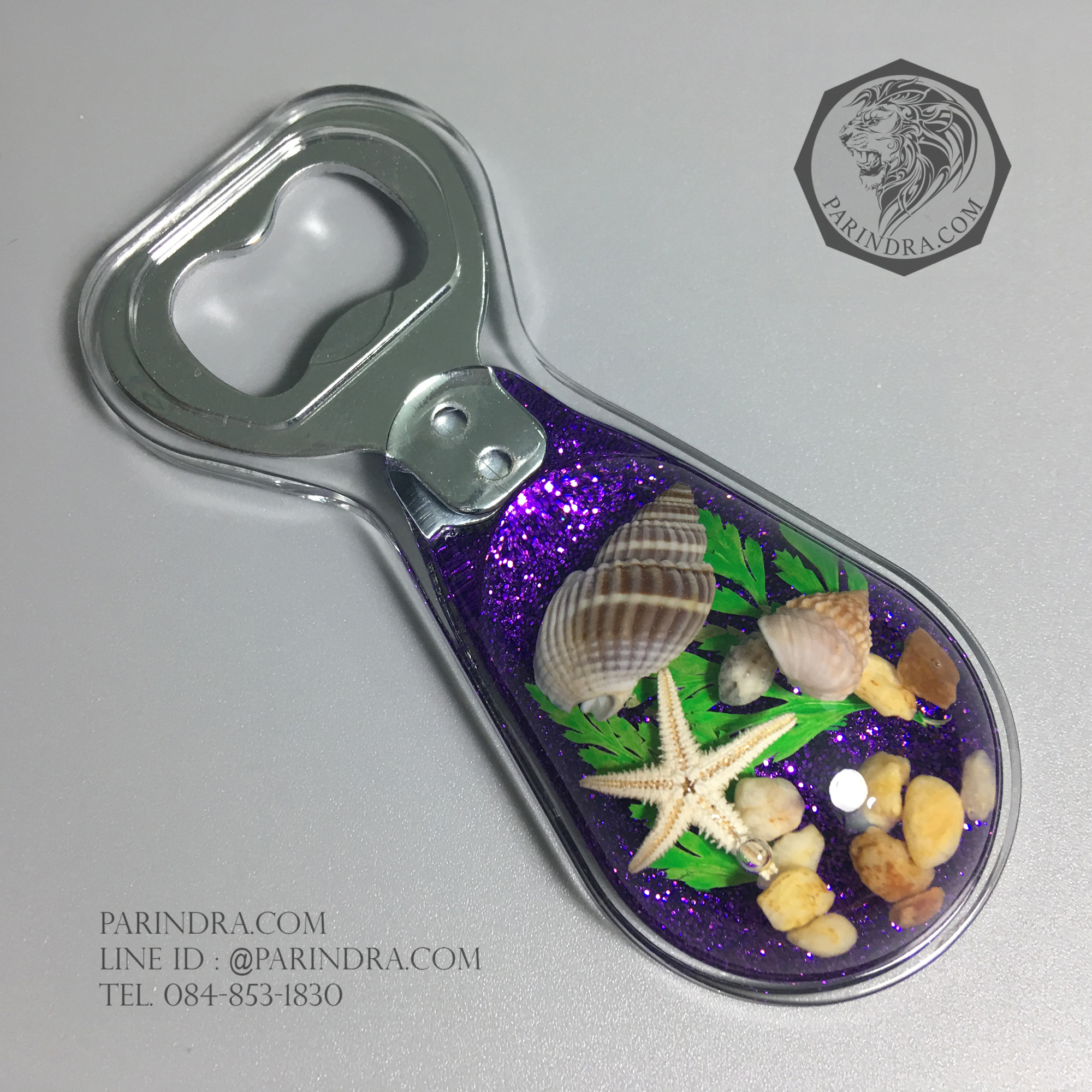 ที่เปิดขวด ชุดสัตว์ทะเลรวม ในเรซิ่น แบบมีแม่เหล็กติดกับตู้เย็น 2