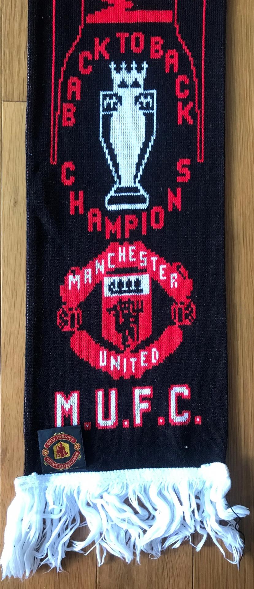 ผ้าพันคอ ฟุตบอล สโมสรแมนเชสเตอร์ ยูไนเต็ด - EPL CHAMPIONS 1993/94 Back to Back / MANCHESTER UNITED Football Club Scarf - EPL CHAMPIONS 1993/94 Back to Back