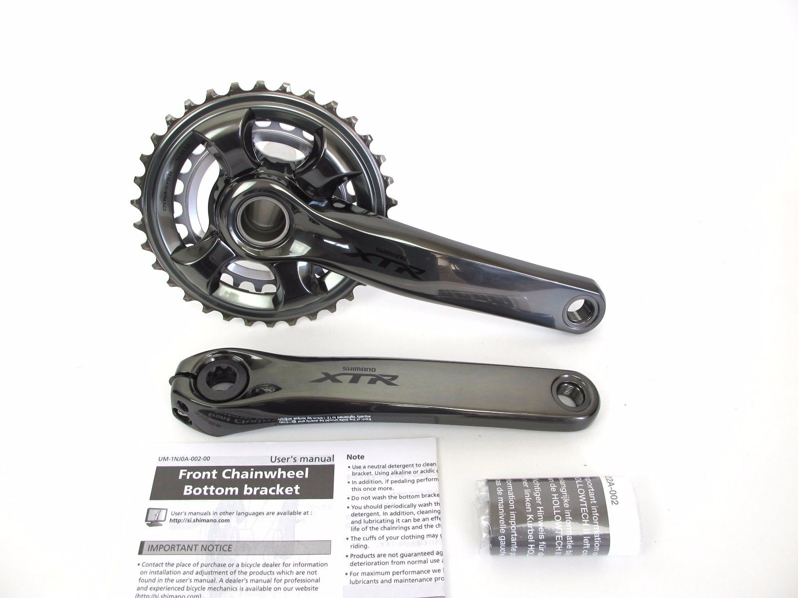 จาน XTR, FC-M9020-3, 3 ชั้น, 11-SPD, 40X30X22T, 175MM, 170MM, ไม่มีกะโหลก, มีกล่อง