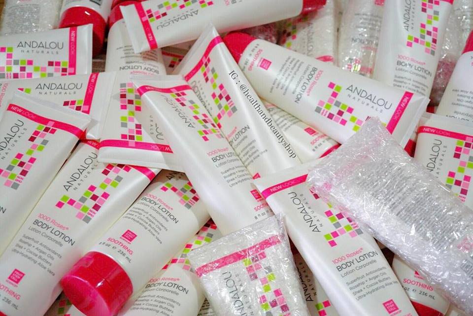 # stemcell lotion # Andalou Naturals, 1000 Roses, Body Lotion, Soothing, 8 fl oz (236 ml)