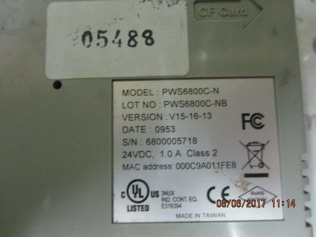 LCD TOUCH SCREEN “ HITECH ” รุ่น PWS6800C-N