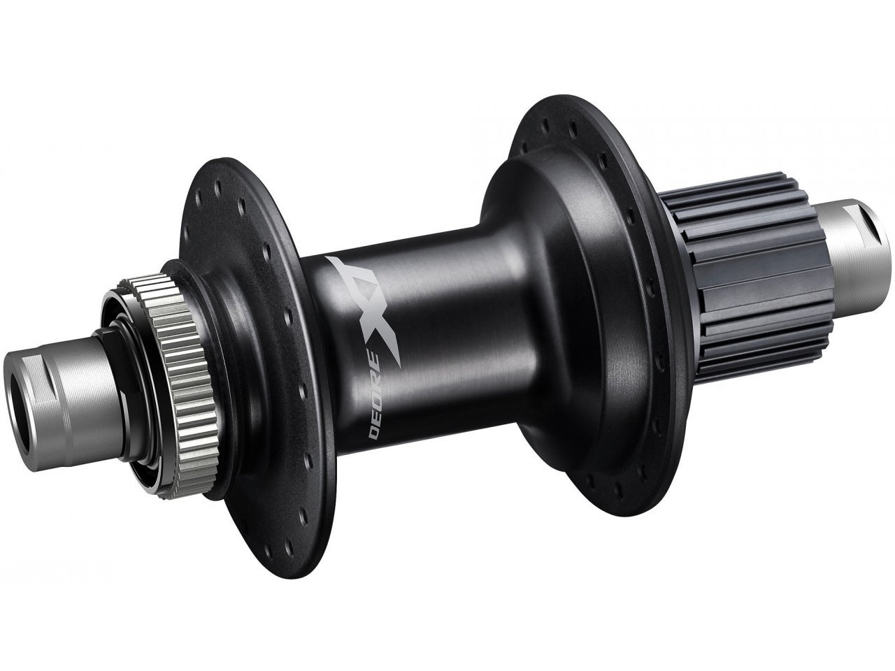 SHIMANO ดุมดิสหลัง XT, FHM8110B, Boost Spec, 32H (Malay), มีกล่อง MICRO SPLINE CENTER LOCK Disc Brake 148x12 mm E-THRU Axle - 12-speed