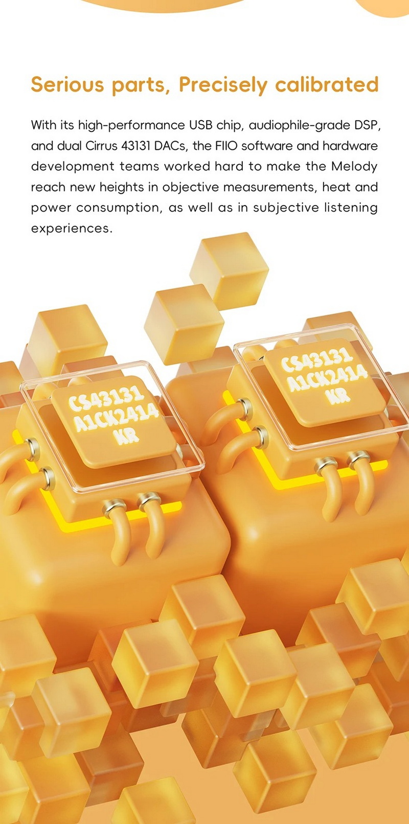 SNOWSKY Melody DAC/AMP ชิป DAC Cirrus Logic 43131 บอดี้ไม้แท้ ปรับ EQ ได้ผ่านแอป เสียงเที่ยงตรง ประกันศูนย์ไทย
