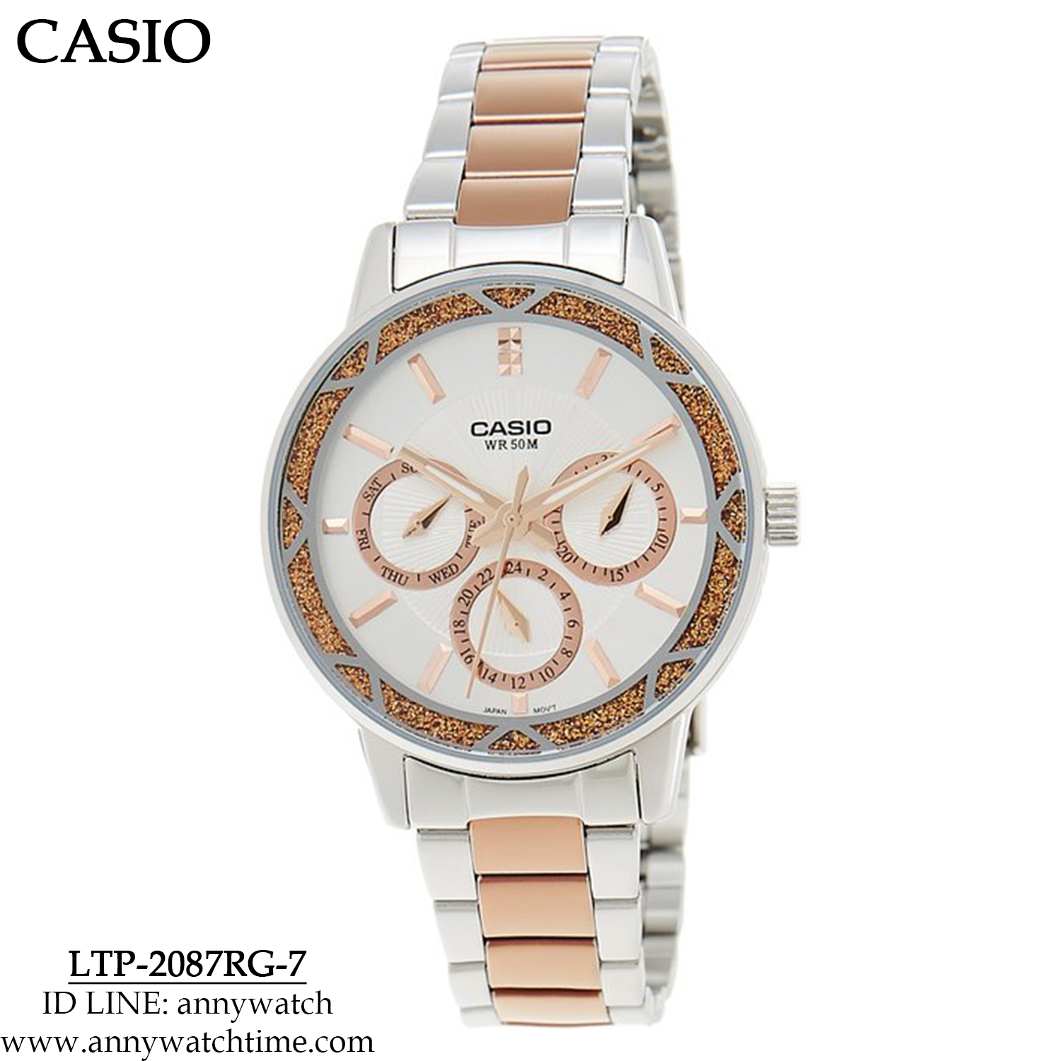 CASIO LTP-2087RG-7