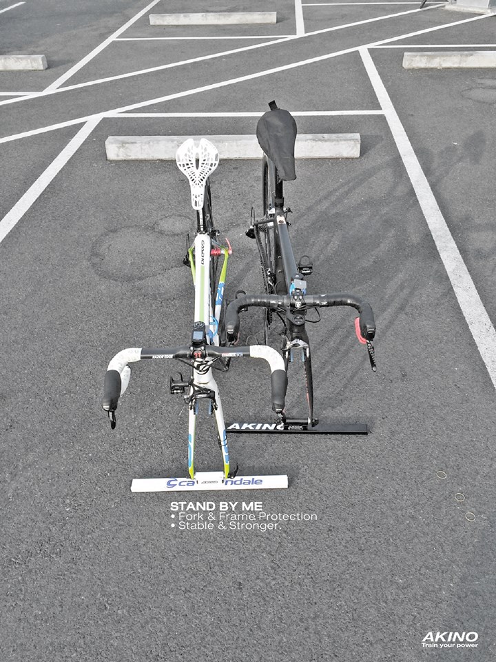 ขาตั้งจักรยาน Akino Stand by me Fork stand-แบบ 1 คัน มีเฉพาะสีดำ