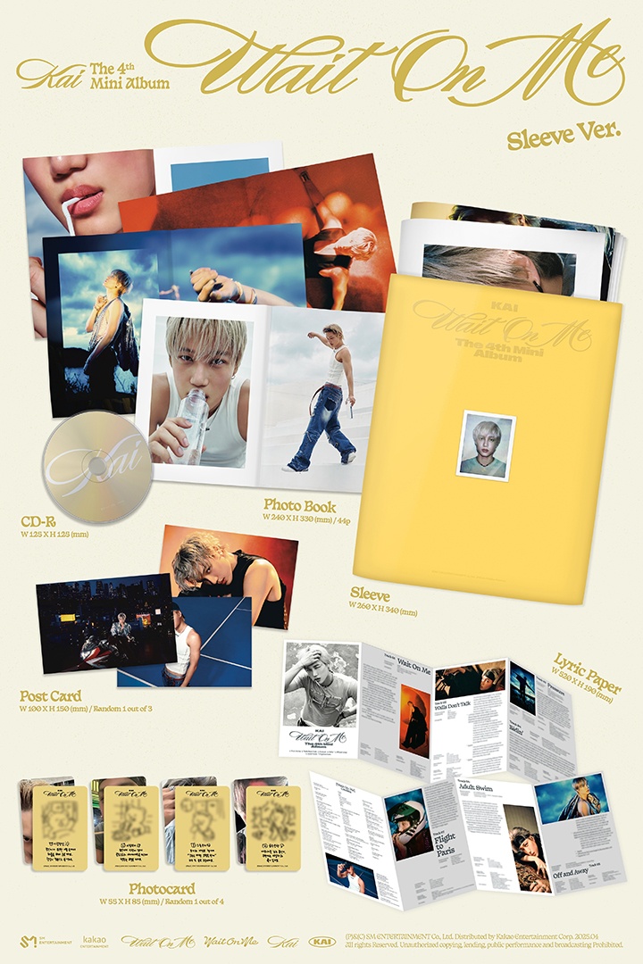 PRE. อัลบั้ม EXO The 4th Mini Album [Wait On Me] (Sleeve Ver.) รอ 14-25 วัน