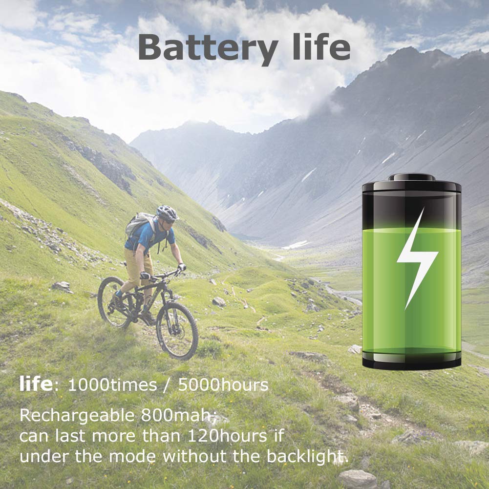 ไมล์ Meilan M4 Wireless Bike Computer, IPX5 กันน้ำ หน้าจอ 2.5 Inch ANT+ BLE4.0, with Cadence/Speed Sensor