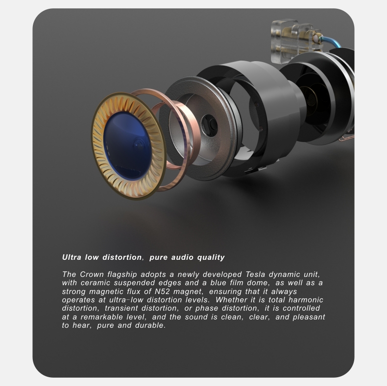 ขาย SuperTFZ Crown หูฟังซีรีส์ Crown สุดพิเศษ IEMs ระดับเรือธง ปรับแต่งโทนเสียงได้ ประกันศูนย์ไทย