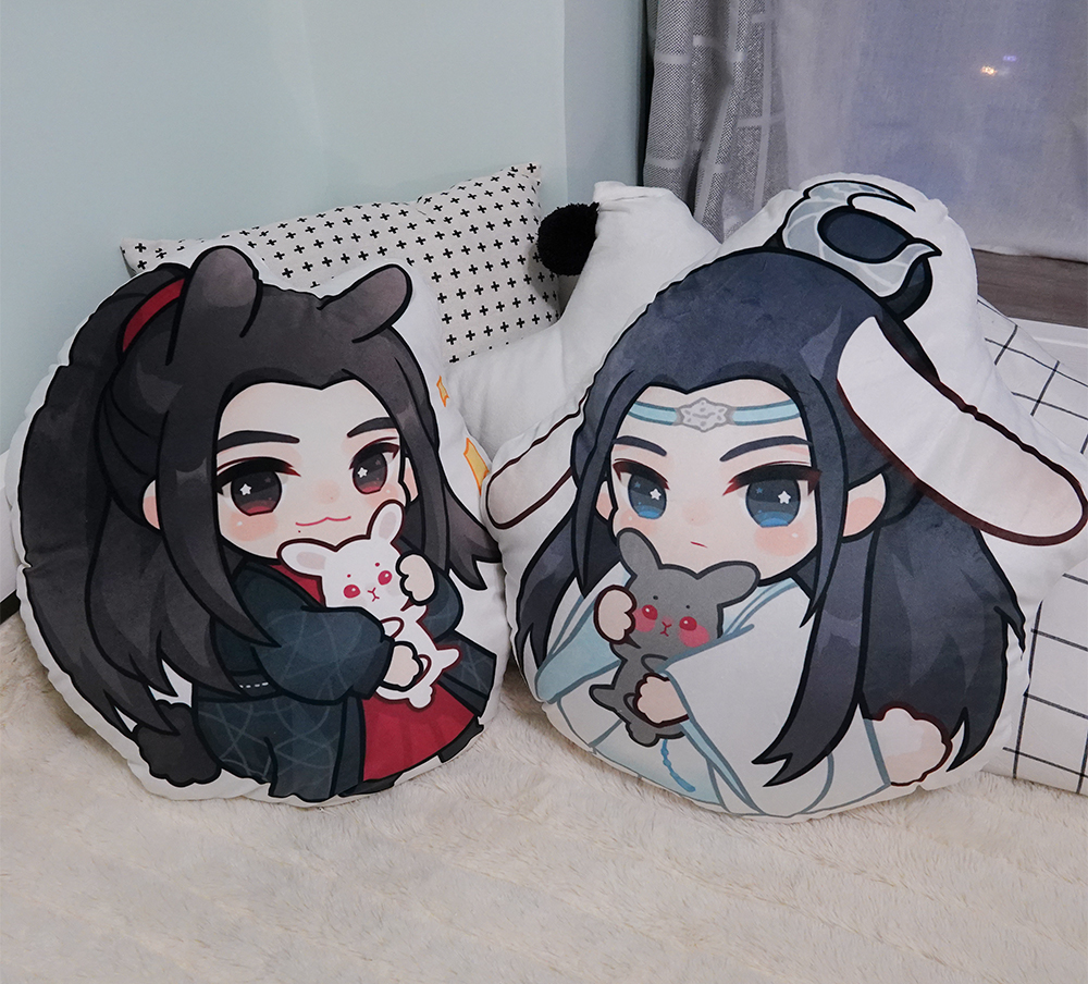 หมอนลายการ์ตูน ป๋อจ้าน (หลานจ้าน-เว่ยอิง)