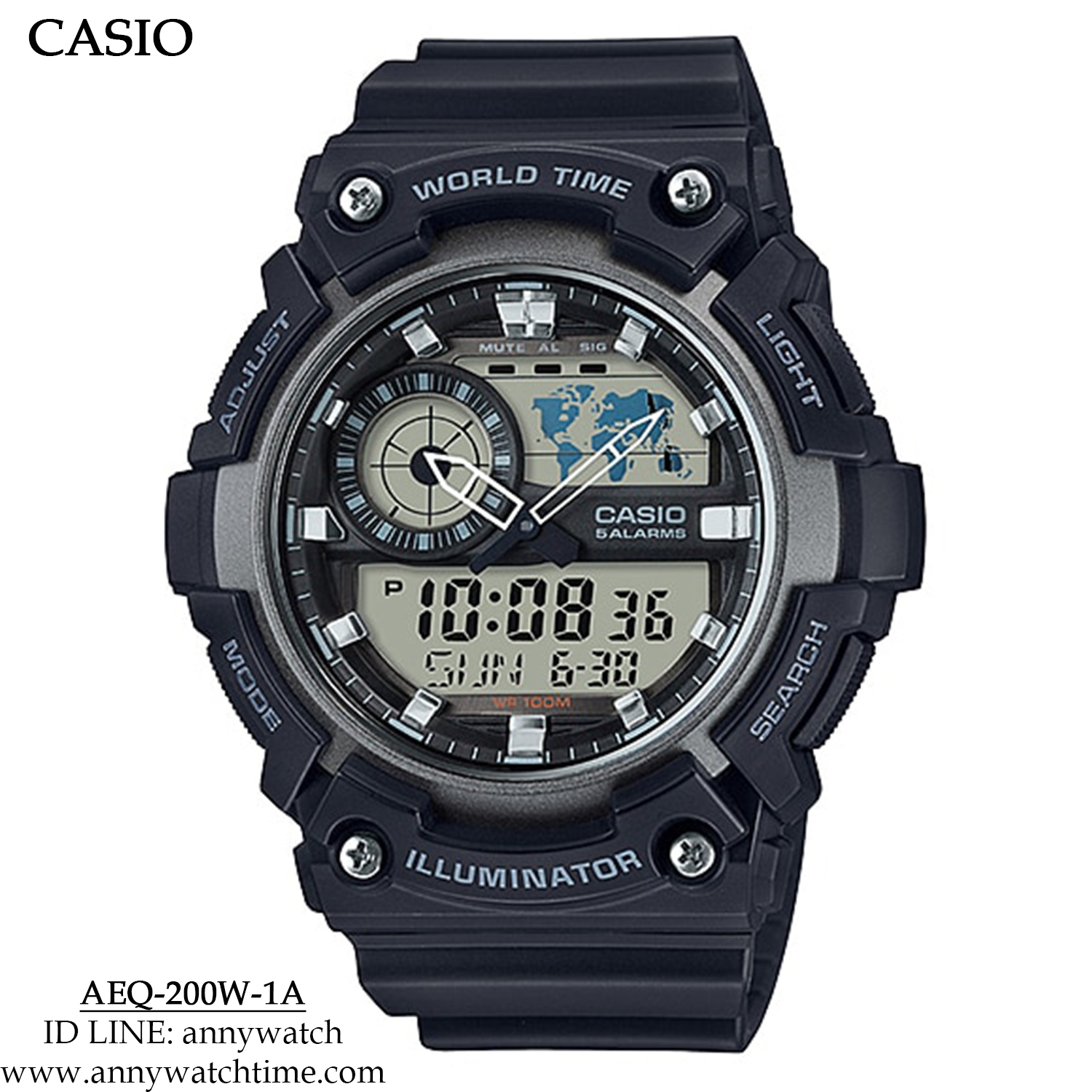 CASIO AEQ-200W-1A