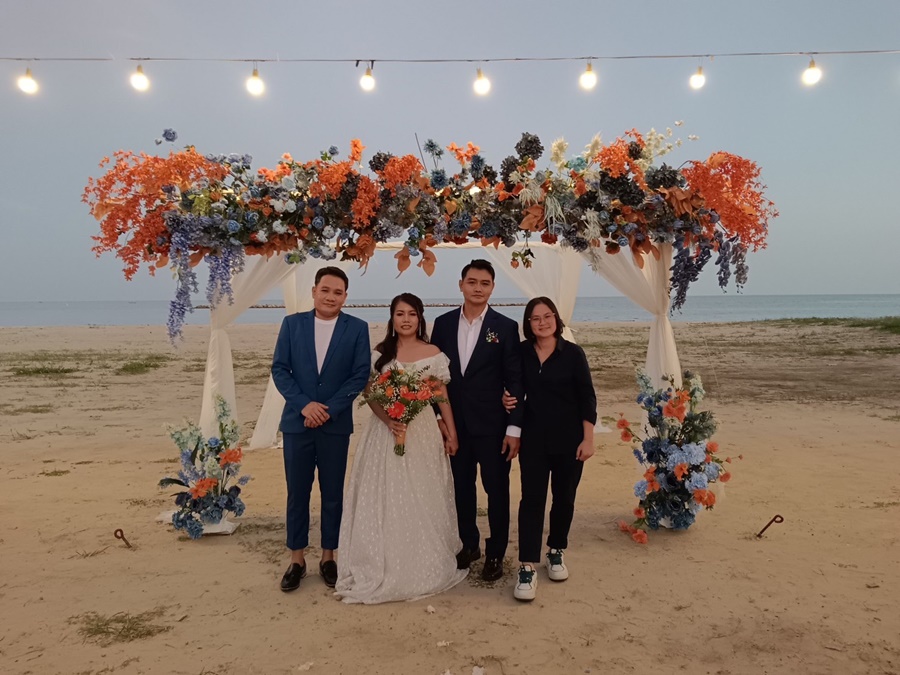 พร้อมเช่า ชุดสูทชาย สีฟ้าน้ำทะเล สไตล์เกาหลี (ไม่มีเสื้อกั๊ก)