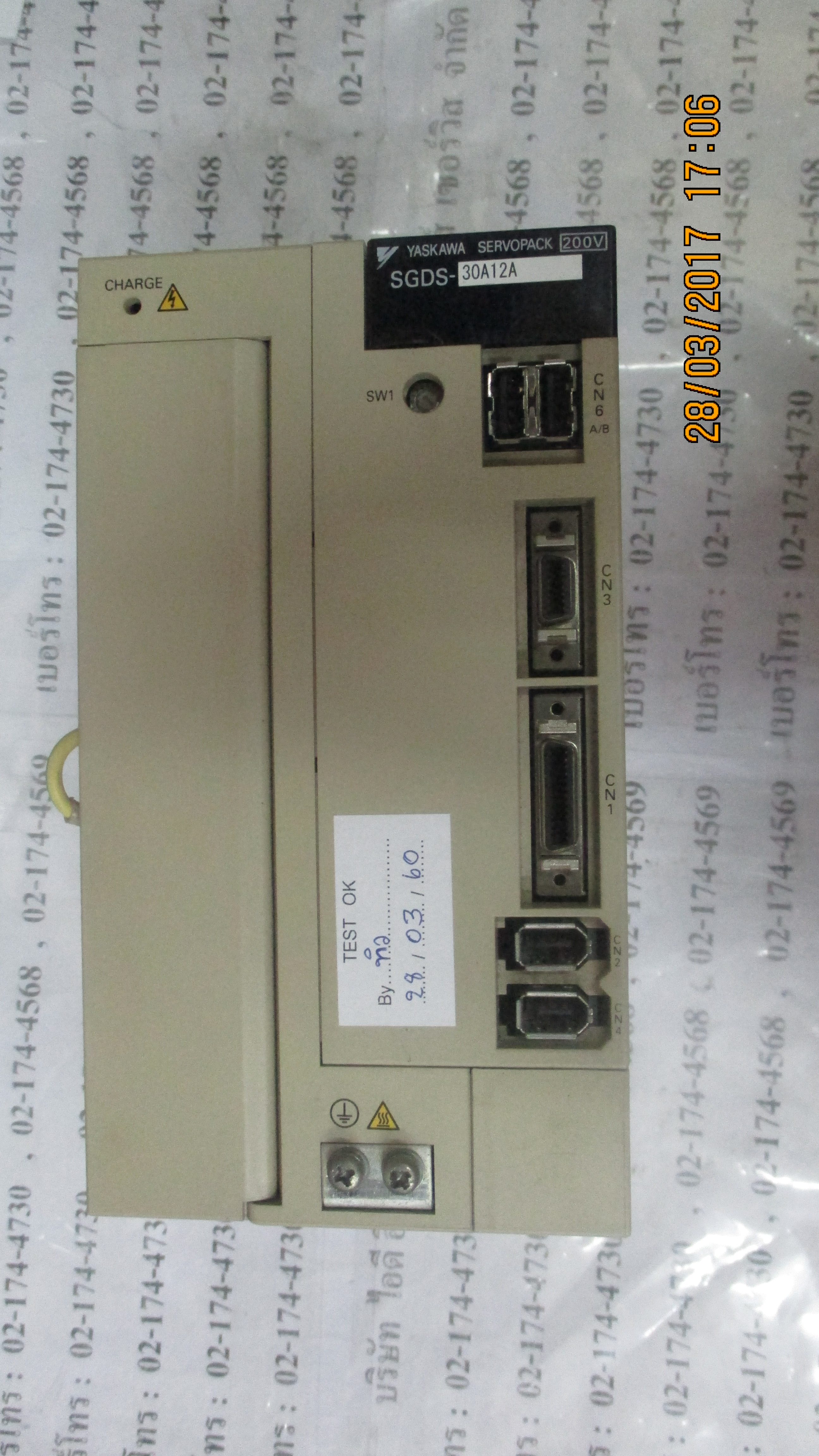 SERVO DRIVE “ YASKAWA ” รุ่น SGDS-30A12A