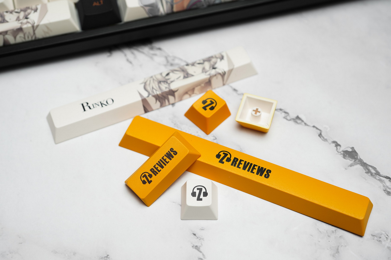 Z Review Rinko Touch ชุดคีย์แคปโปรไฟล์เชอร์รี่