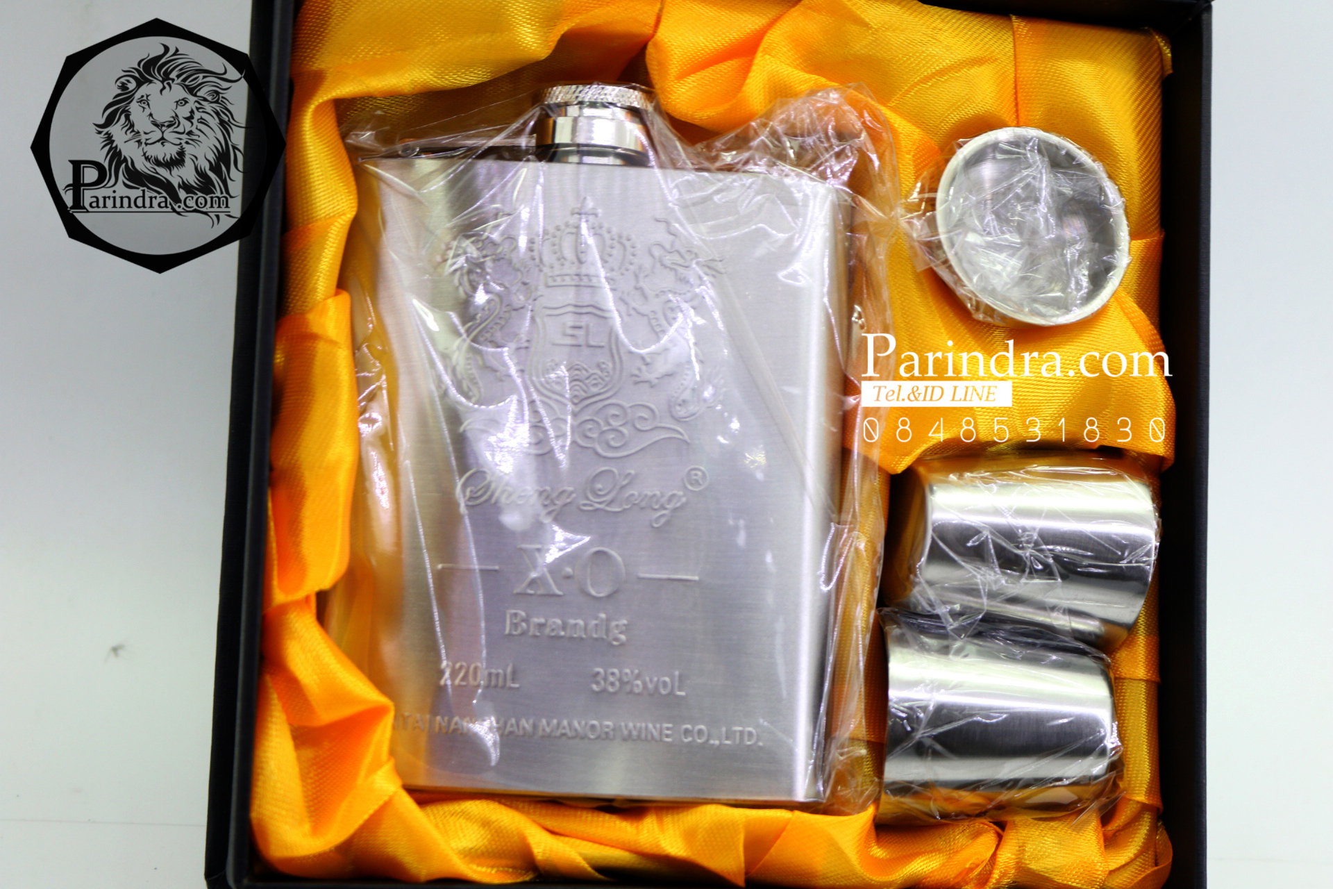 ชุดกระป่องสแตนเลส XO อย่างดี สำหรับพกพา บรรจุ 7 oz.