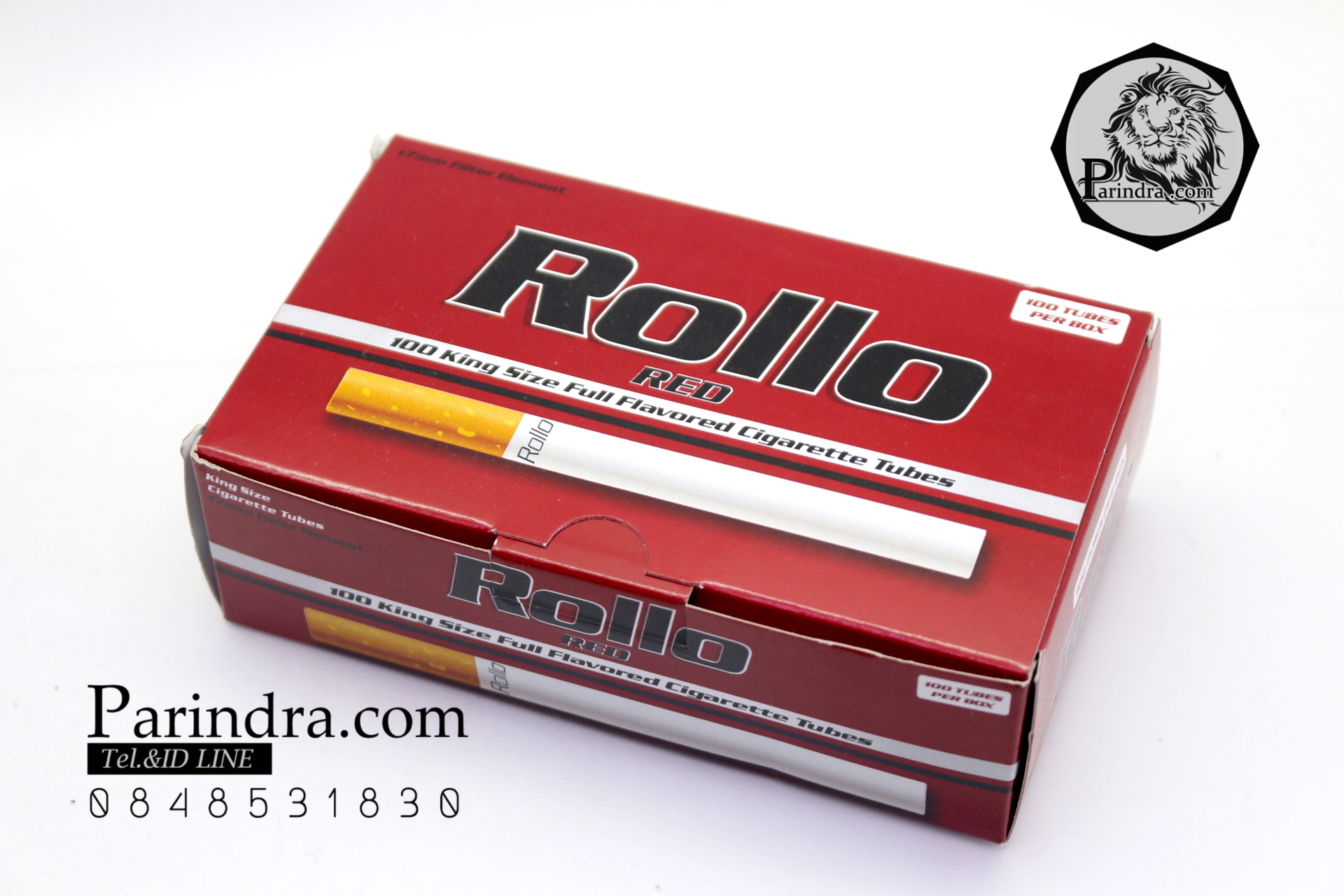 มวนเปล่า ROLLO Red ก้นแดง กล่องเล็ก