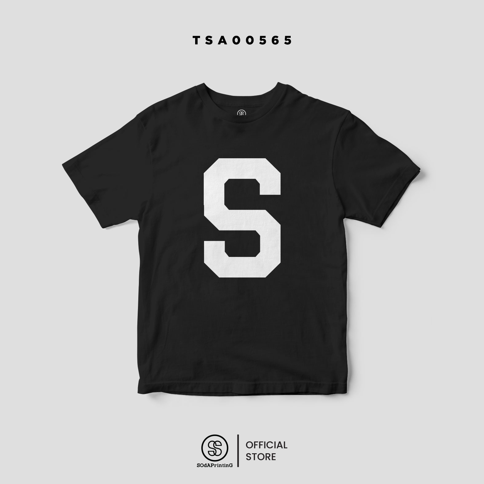 เสื้อยืด พิมพ์ลาย SD สีขาว-สีดำ รหัส TSA00564-TSA00565 #เสื้อ #เสื้อยืด #SOdAPrintinG