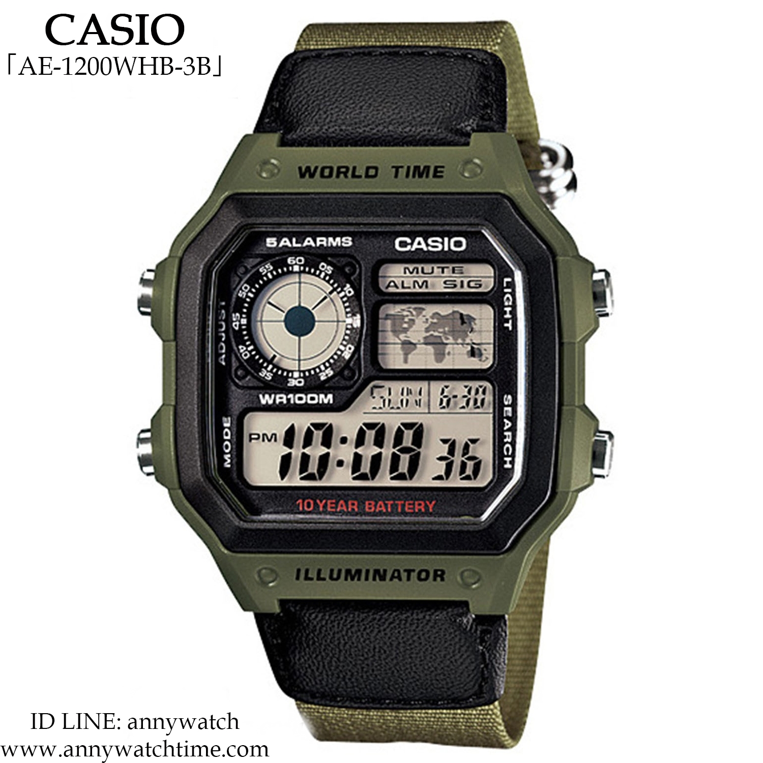 CASIO AE-1200WHB-3B